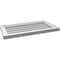 Ekena Millwork Vertical Surface Mount PVC Gable Vnt: Non-Functional, w/2"W x 1-1/2"H, Brickmould Frame, 26"W x 14"H GVPVE26X1402SN - alternate 4